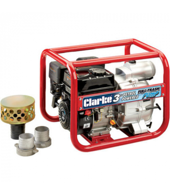 Clarke PF75A Petrol Powered 3” Full-Trash Water Pump  7230166