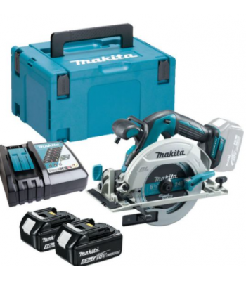 MAKITA DHS680RTJ 18V BRUSHLESS CIRCULAR SAW 165MM INC 2X 5.0AH BATTS