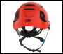 JSP EVO ALTA Skyworker Safety Helmet - Wheel Ratchet - Hi-Vis Orange - Vented - Code ARC170-001-600