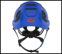 JSP EVO ALTA Skyworker Safety Helmet - Wheel Ratchet - Blue - Vented - Code ARC170-000-500