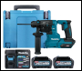 Makita 40V XGT Cordless Brushless SDS Rotary Hammer Drill With 2 x 2.5Ah Batteries, Charger & Case - Code HR010GD201