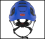 JSP EVO ALTA Baseworker Safety Helmet - Wheel Ratchet - Vented - Blue - ARB170-000-500 - PER 10