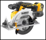 DEWALT DCS565 18V Circular Saw with 165mm Blade including 2 x 5.0Ah Li-ion batteries and charger - Code DCS565P2