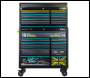 Aston Martin Aramco Formula One Team x JCB Roller Cabinet and Top Tool Chest Stack - Code JCBAMF1STACK