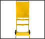 Evacuator Double Fire extinguisher Trolley in Yellow c/w 9kg Powder and 9kg Water extinguishers + Rotary Bell