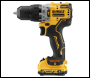 DeWalt 12V XR Brushless Sub-Compact Hammer Drill Driver (2 X 2 Ah) - DCD706D2