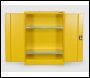 Armorgard Safestor, Hazardous Floor Cupboard 900x480x1200 c/w 2 Shelves - Code HFC5