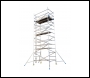 LEWIS Industrial Scaffold Tower Double Width 3.2m Long - 9.2m Platform Height