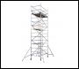 LEWIS Industrial Scaffold Tower Double Width 3.2m Long - 9.2m Platform Height